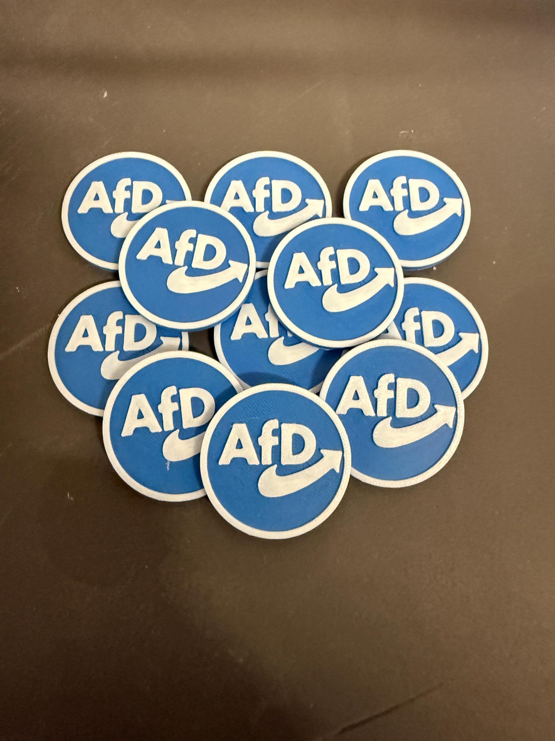 Einkaufswagenchips - Alternative für Deutschland - AfD - 10x Einkaufwagen Chip – Bild 2