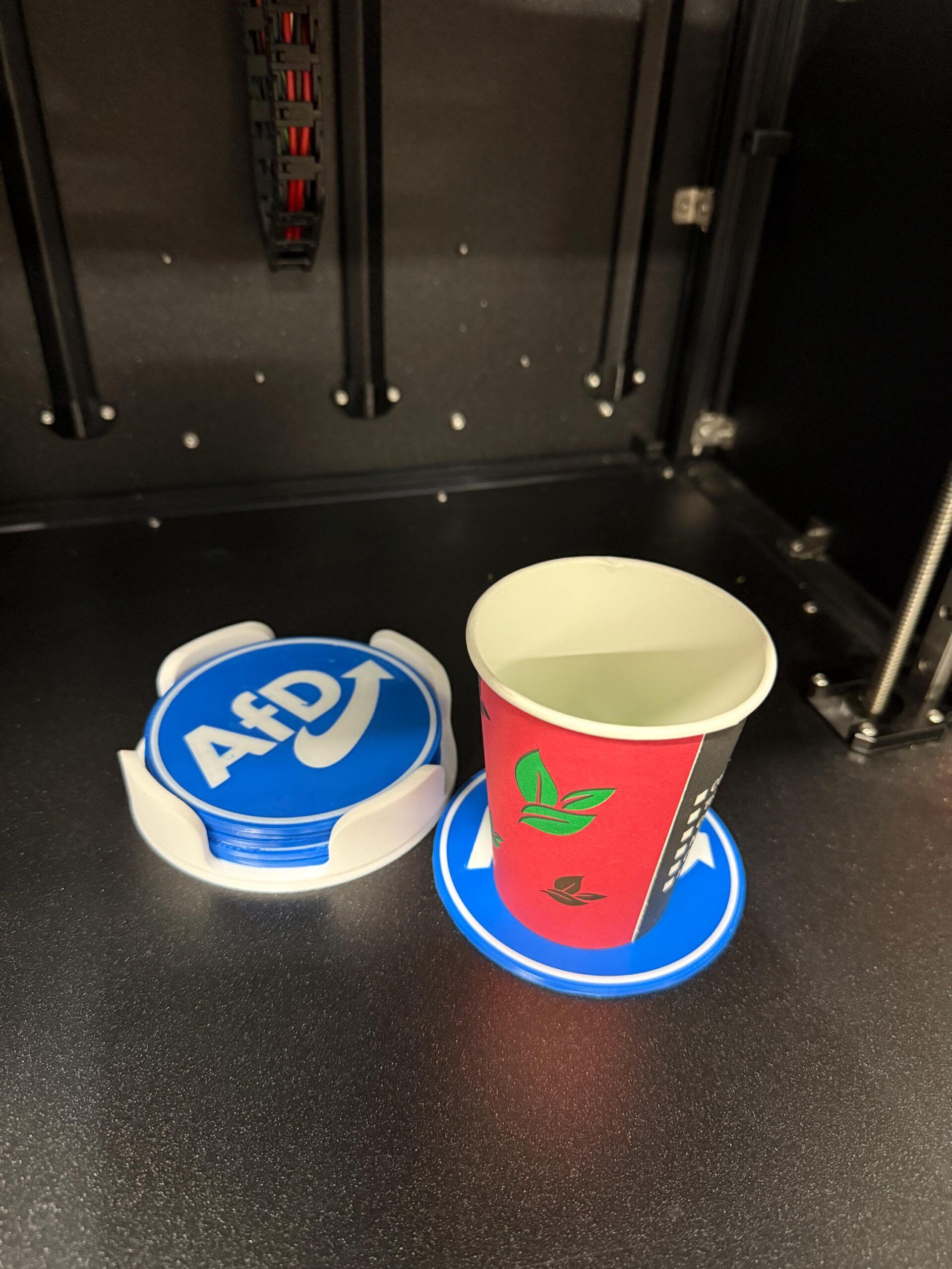 5x AfD - Alternative für Deutschland - Bierdeckel - Glasuntersetzer im Set