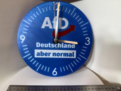 AfD - Alternative für Deutschland - Wanduhr - Deutschland aber normal – Bild 2