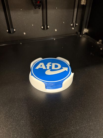 5x AfD - Alternative für Deutschland - Bierdeckel - Glasuntersetzer im Set – Bild 8
