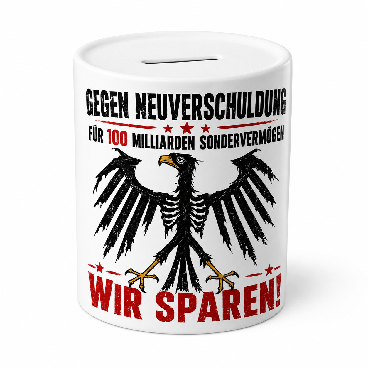Spardose für kritische Bürger – Bundesadler „Wir sparen!“ – Bild 6